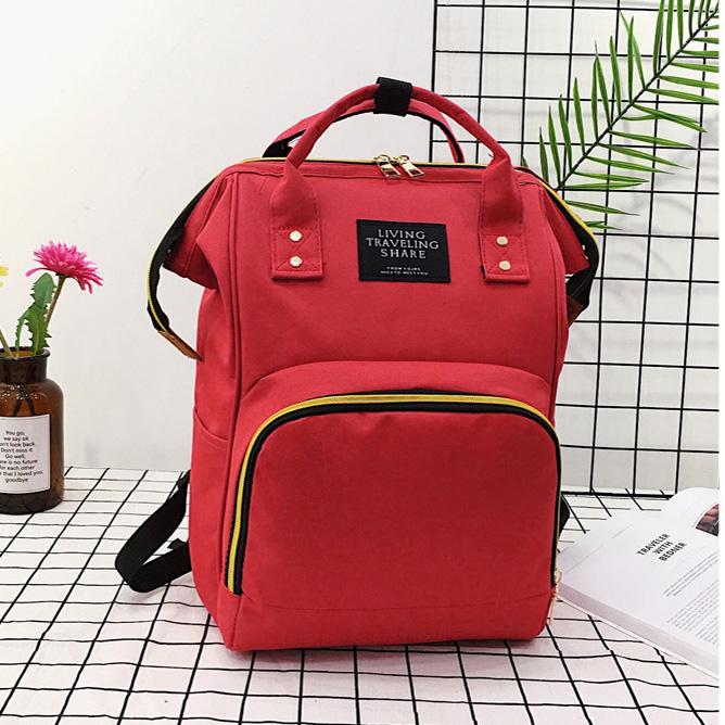 Modischer Rucksack mit großem Fassungsvermögen, Mutter- und Baby-Tasche, multifunktionaler Ausflugsrucksack, Schüler-Schultasche