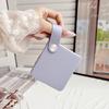 Samsung ZFlip8 Leather Finger Ring Buckle Case, Compatible with ZFlip7/6/5 Foldable Phones