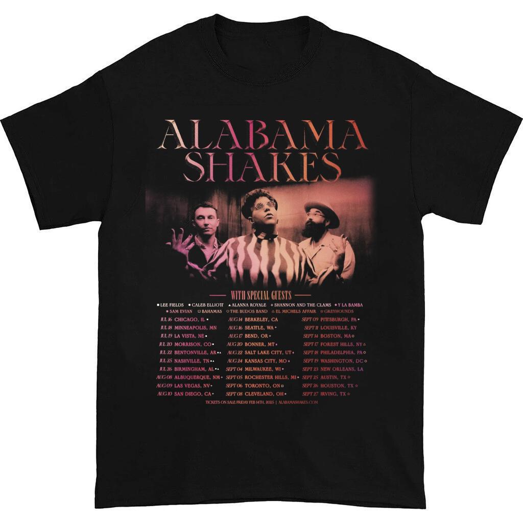 Alabama Shakes Tour 2025 Geschenk für Fan Vollgröße S bis 5XL T-Shirt K809