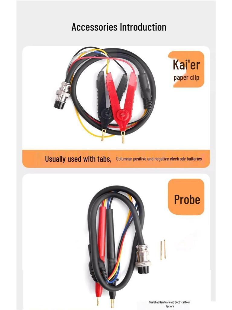 High-Precision Internal Resistance and Voltage Detector for Lithium and Storage Batteries