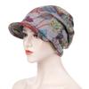 Print Design Hair Loss Cap Comfortable Visor Cap Slouch Design Chemo Caps  Head Scarf