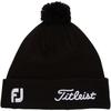 Titleist Tour Pom Pom Beanie for Men, Black