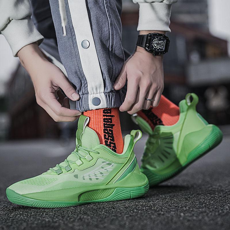 New basketball shoes men's and women's high-quality mesh breathable, non-slip and wear-resistant training shoes
