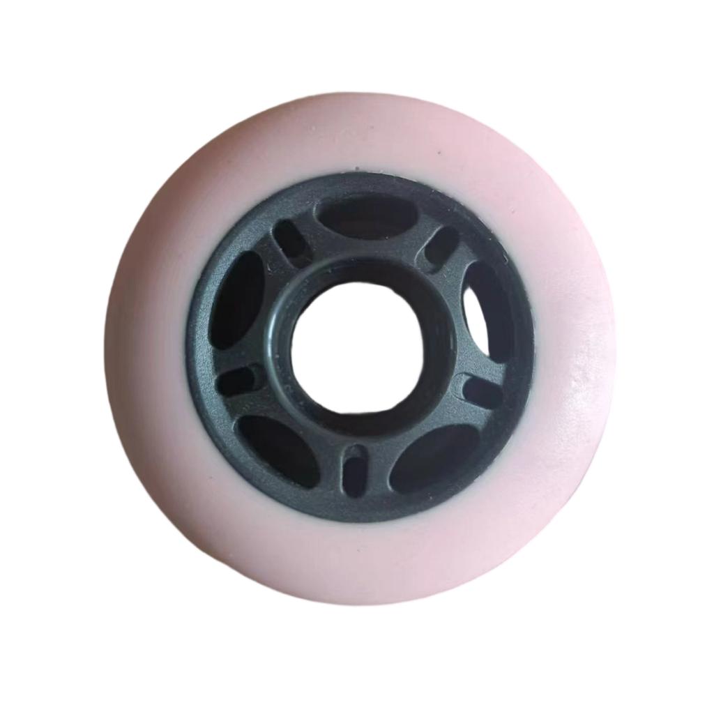 Ruidongle 64 70Mm Wear Resistant Inline Skate Wheels for Children Kick Scooters Polyurethane Flashing Replacement Wheel