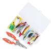 22Pcs Box Artificial Simulation Hard Soft Mixture Lure Bait Set with Plier Fishing Tackle