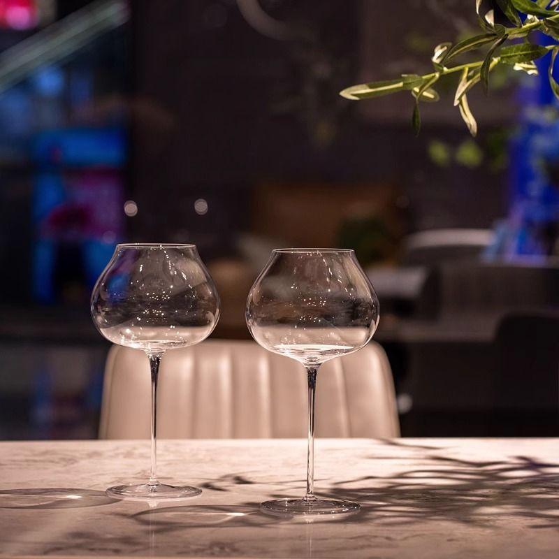 1 buc Tijă ultra-subțire și zveltă, cupe de degustare a aromei pur artizanale, set cupe de degustare, pahare de vin roșu pentru sommelier