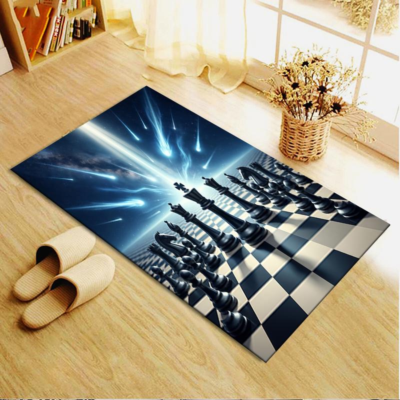 2025 New Chess Piece Carpet Rug for Living Room Bedroom Home Sofa Decoration,Kids Play Non-slip Floor Mat