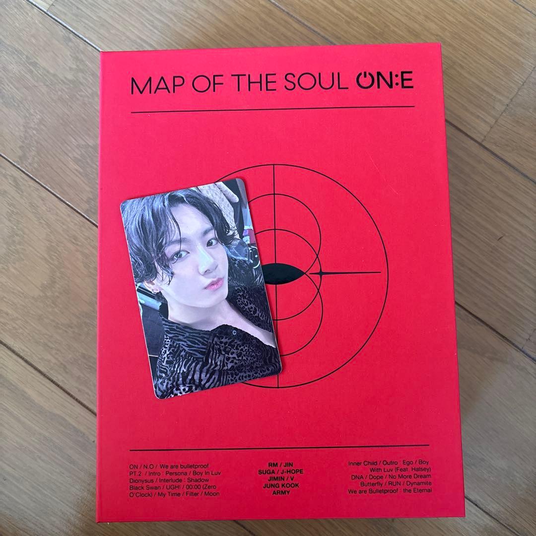 

[USED] MAP OF THE SOUL ON:E DVD Trading Card Jungkook