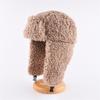 Thickened Plush Hat Winter Warm Ear Protection Cute Lei Feng Hat  for Outdoor Riding
