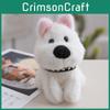 West White Highland Terrier Cute Collar Puppy Plush Doll For Kids Decor Bedroom