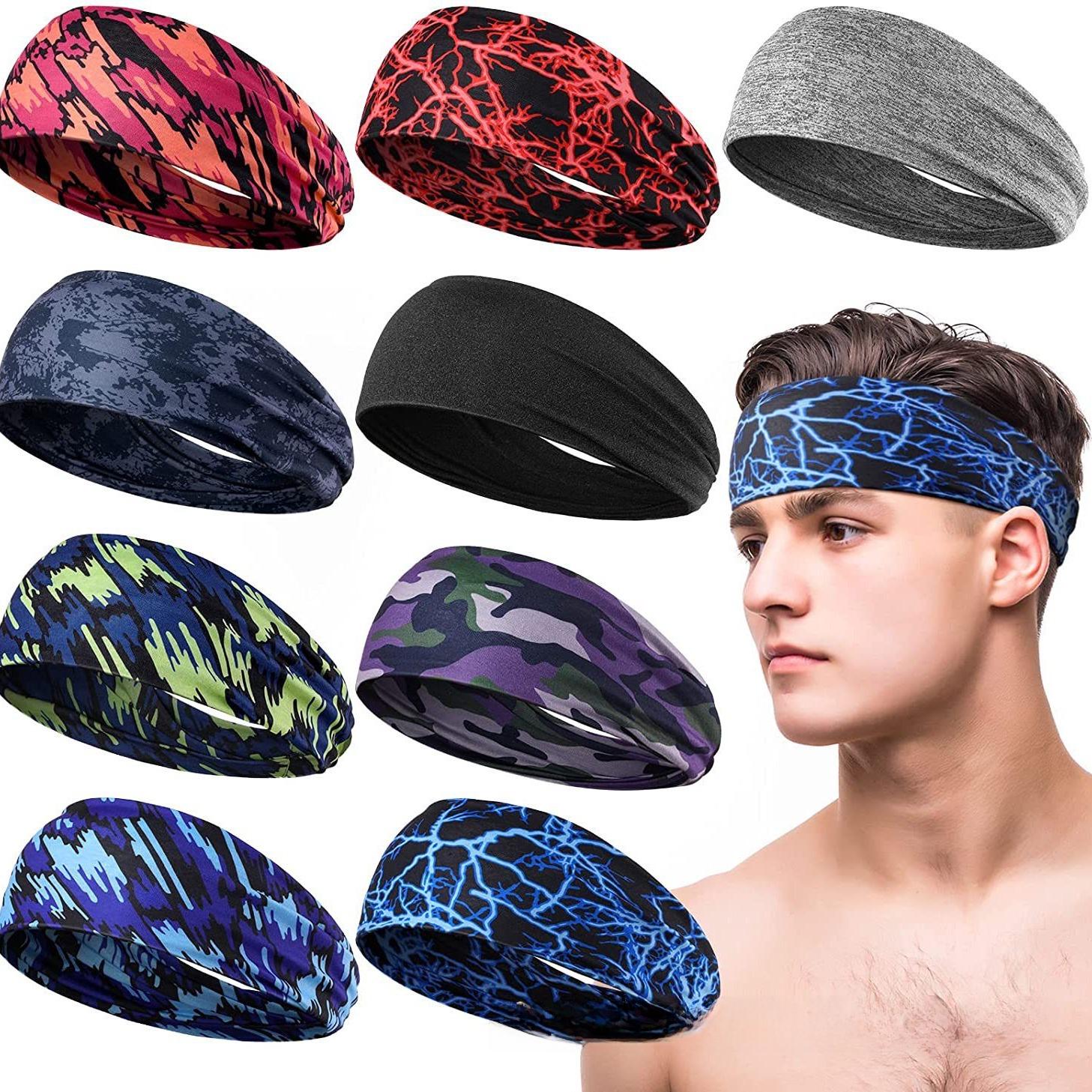 

Unisex Sweat-Wicking Antiperspirant Headband for Running and Sports