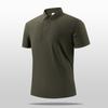 Men's Solid Color Placket Polo Shirt, Slim Fit Textured Casual Golf Shirt, Breathable Summer Business & Streetwear Top