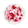 130Pcs Macaron Colorful Gradient Fur Balls 1 To 3cm Pompones DIY Craft Decoration Wedding Party Toy Hat Scarf Decor Accessories