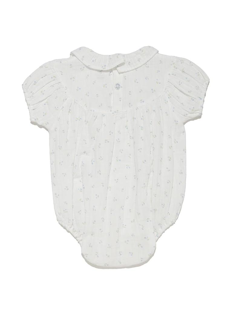 Limited edition BABY little flower pattern gauze romper PBFO252464 OWHT 70 [Gelato Pique]