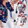 New Women's Floral Print Autumn Jacket Shirt - European & American Style
