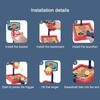 Cute Basketball Game Tabletop Basketball Toy ParentChild Interaction Toy Gift(Red )