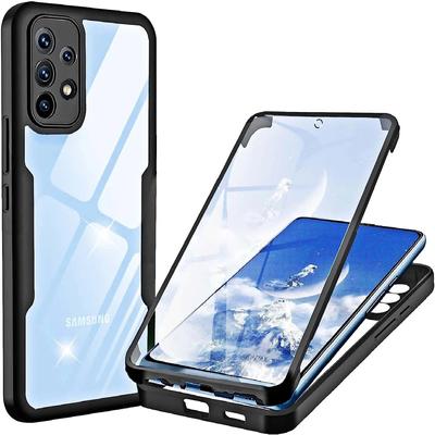 360 Double Sided Clear Case for Samsung Galaxy iPhone Xiaomi Redmi Note POCO OPPO Pixel Camera Lens Screen Full Protection Phone Cover