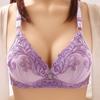 Women's Beautifully Embroidered Floral Bra Push Up Pair Breast Support Comfort Bra Thin Brasieres Sexy