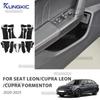 For Seat Leon MK4 Cupra Leon Cupra Formentor     2024 2025 Car Front Rear Doors Map Pocket Sticker Interior Trim