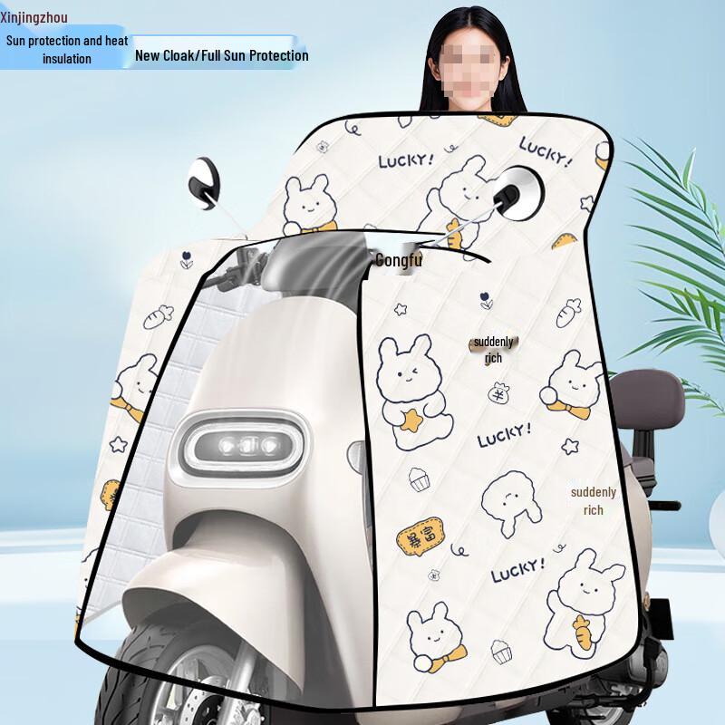 Electric Scooter All-Season Wind & Sun Cover