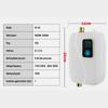   Water Heater 220V 3500W   Electric Tankless Hot Water Heater Bathroom Kitchen Washing with LCD Display for Shower Bathroom Kitchen Washing 