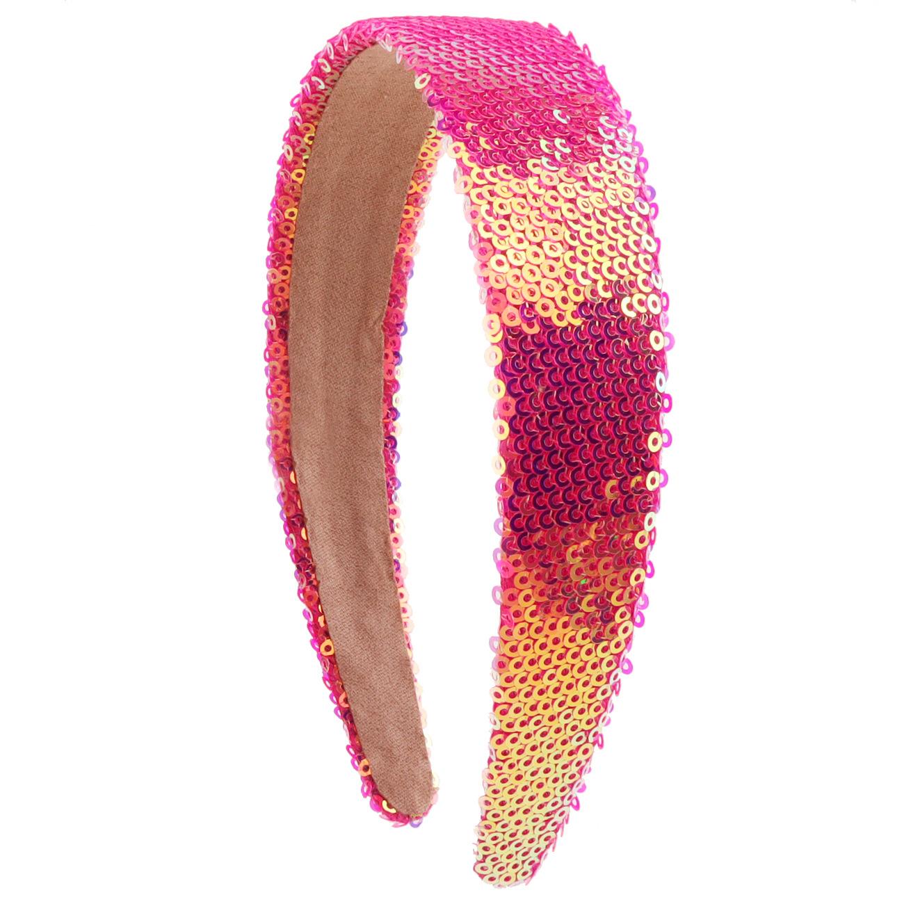 

Блестящие пайеточные повязки на голову для женщин, девочек, блестящие повязки на голову, аксессуары для волос для детей на день рождения, праздник