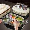 Contenitore per il pranzo isolato in acciaio inossidabile 304, per ufficio, studenti, sigillato, portatile, bento, microonde, contenitore per alimenti riscaldati