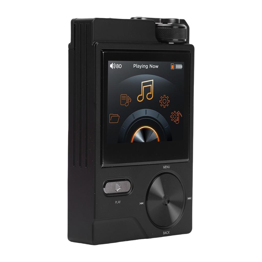HiFi MP3 Player Lossless DSD FLAC Player 2 Inch LCD Screen Portable Digital Music Player with 64GB Small Memory Card for Outdoor