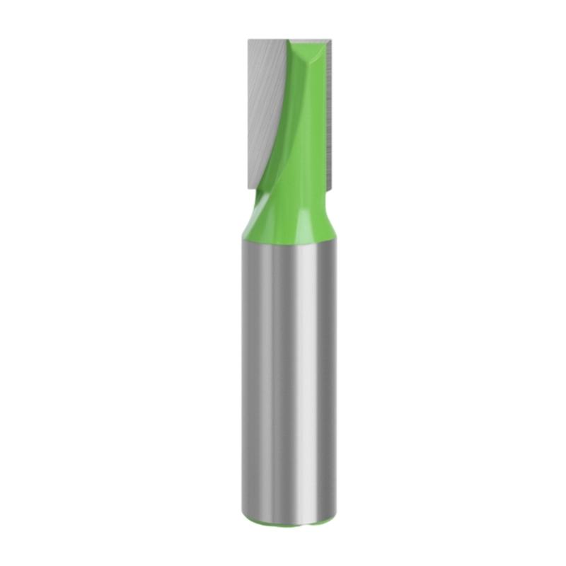 Durability Steel Tipped Bottom Cleaning Routers Bit for Efficient Woodworking Task with 1/2Inch Shank and Green Finishes