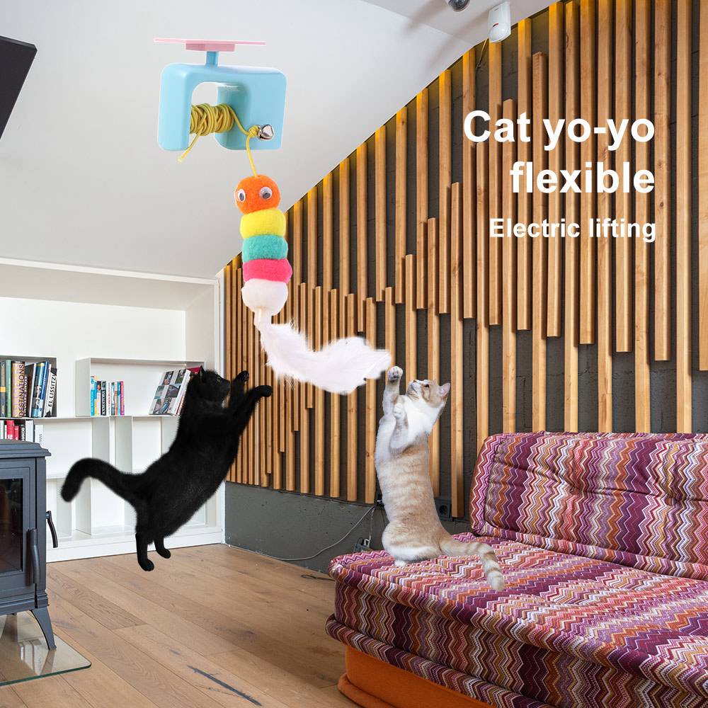 Automatic Lifting Electric Door Hanging Toy Funny Self-Entertainment Toy  Cat Supplies