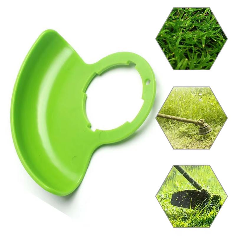 Plastic Brush Cutter Blade Guard Easy to Install Lawn Mower Baffle Universal Grass Trimmer Accessory for Patio Lawn Care