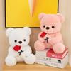 Cute Rose Bear Doll Teddy Bear Rag Doll Plush Toy Valentine's Day Wedding Gift