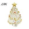 Glass Ornaments for Winter Decor Glazed Christmas Tree Figurine, Pulled Wire Desk Decor, Decorations Mini Holiday Tabletop Ornament Car Home,