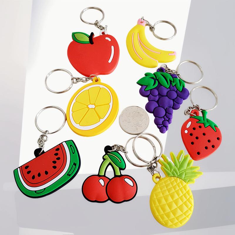 Creative Fruit PVC Soft Rubber Keychain Pendant - Small Gift