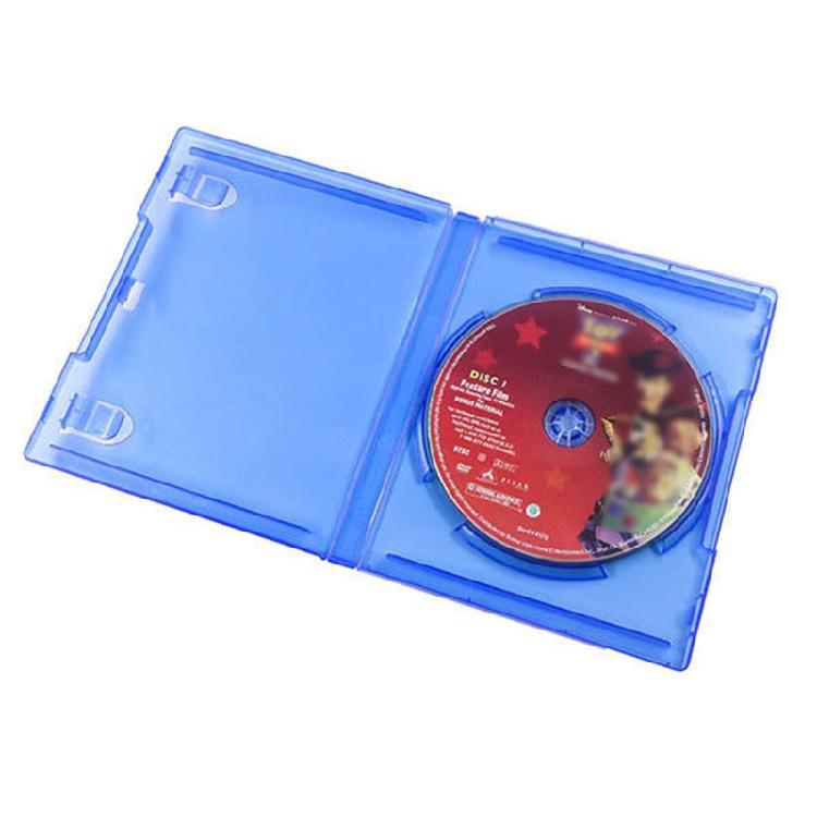 Blauer CD-Single-Doppelscheiben-Aufbewahrungsständerhalter für Spiele
