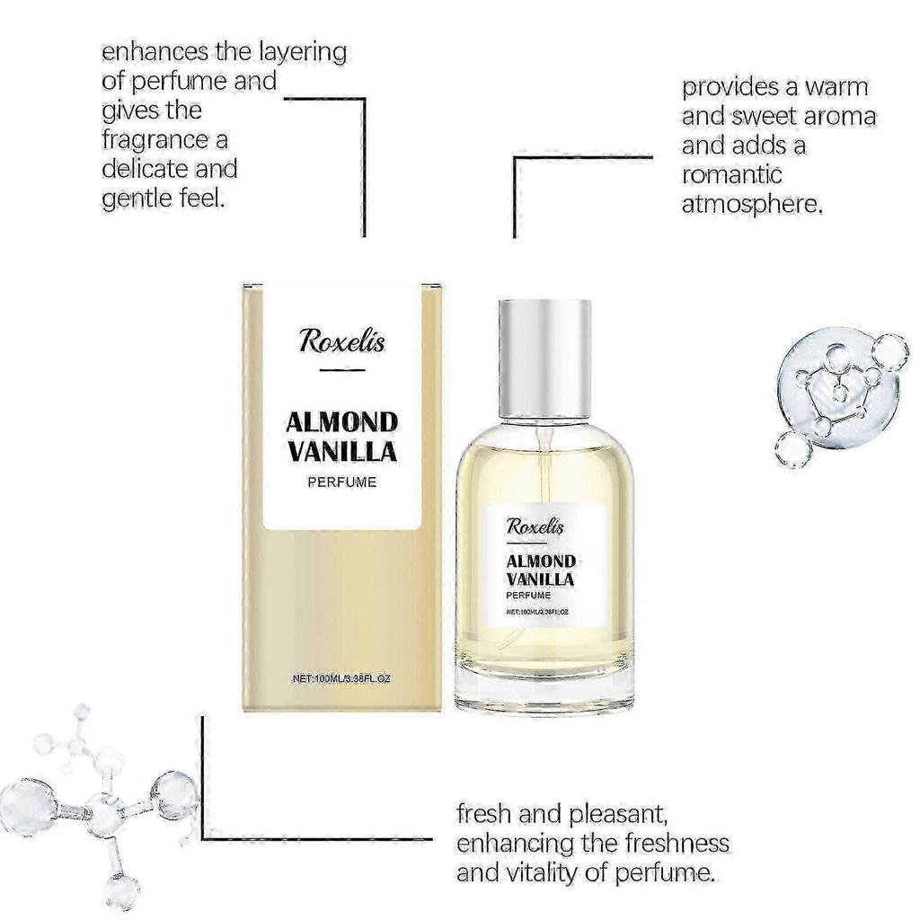 Perfumy Vanilla Charm Migdał Wanilia Lekki Delikatny Zapach Słodki Świeży Zapach Elegancki Urok Perfumy