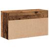Shoe Bench Vintage Wood Look 80 x 30 x 45 cm Engineered Wood