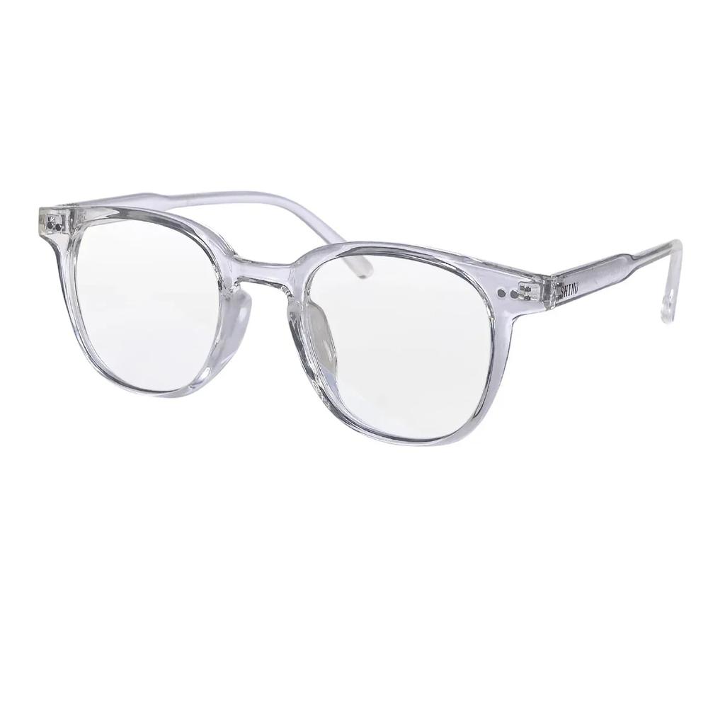 SHINU Blue Light Blocking Glasses for Men Women Anti Myopia Eyewear with UV Protection for Shortsighted People