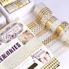 10pcs Floating Light Year Washi Tapes Set Gold Adhesive Masking Tape Diary Decoration Stickers