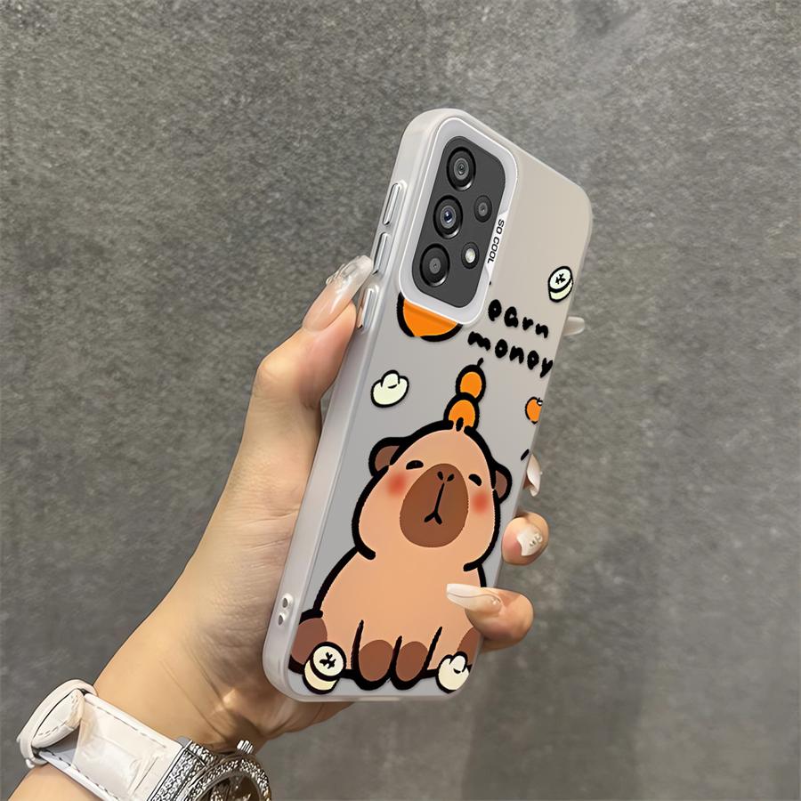 Cute Capibala Case For Samsung For Galaxy A13 A17 A23 A16 A34 A14 A32 A15 A24 A25 A12 Soft Shell