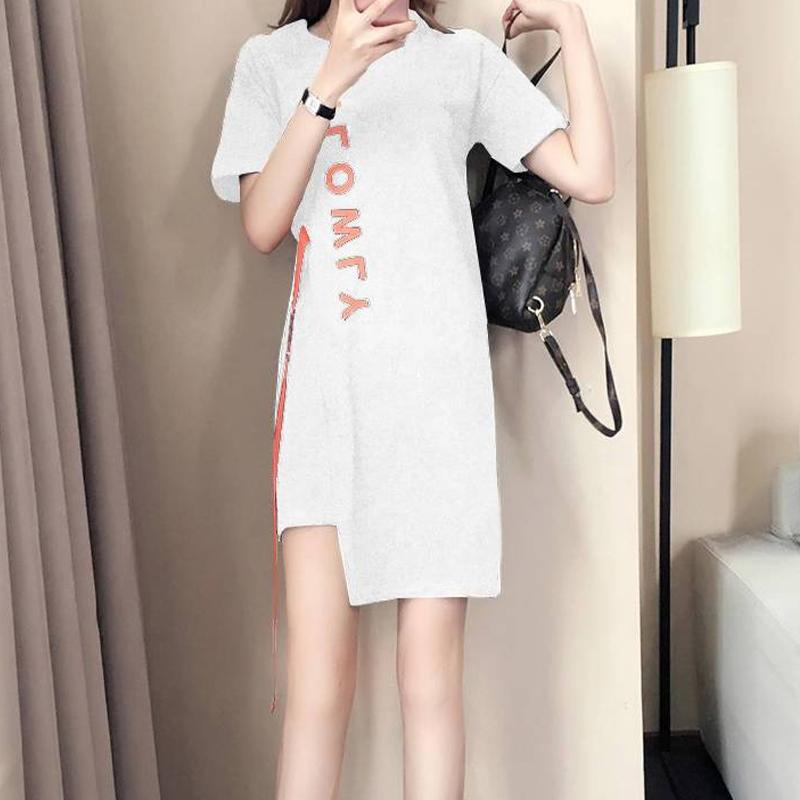 Rochie T-shirt de Vară Femei Vintage Casual Sexy Bodycon Petrecere Wrap Boho Rochii Negre Mărimi Mari