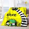 Like Warner Bros. Movies (23) Personalized Name Blanket Gift Customizable Blanket Warmthful Decor Great for Bed Couch Livingroom Living Room