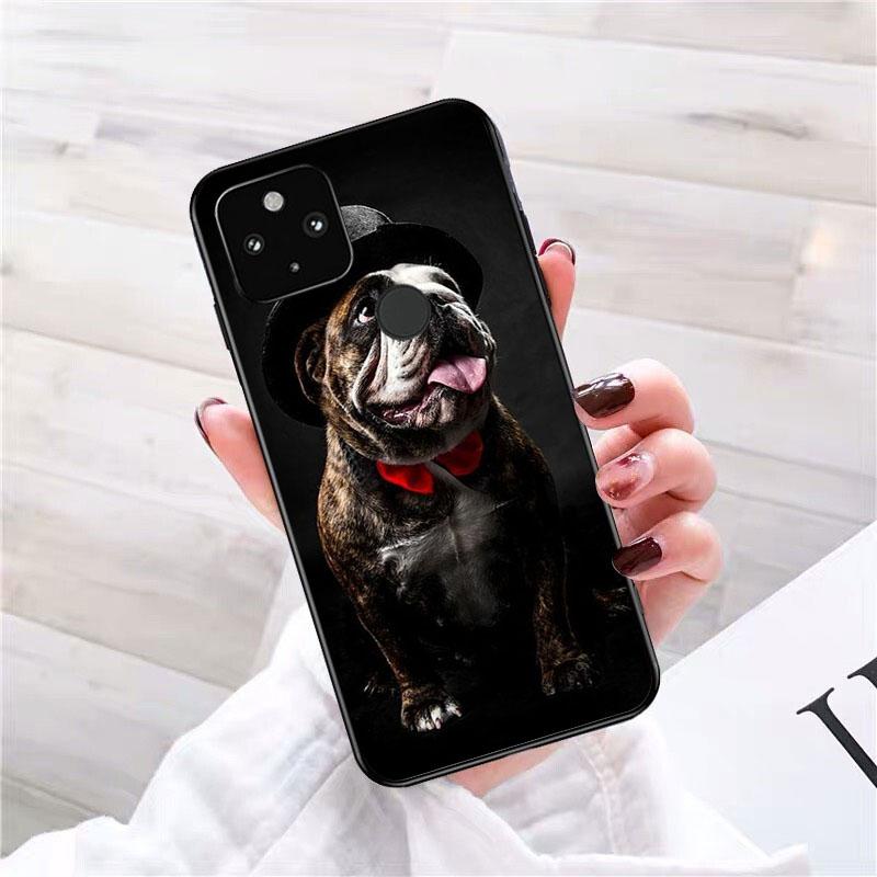 Englische Bulldogge Mops Handyhülle für Google Pixel 7 Pro 7 6A 6 Pro 5A 4A 3A Pixel 4 XL Pixel 5 6 4 3 XL 3A XL 2 XL