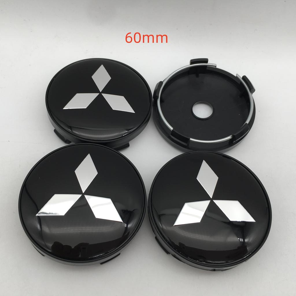 20pcs 3D 56mm 60mm 68mm for Mitsubishi Car Wheel hub emblem Center Cap Badge covers sticker Decals styling auto Accessories