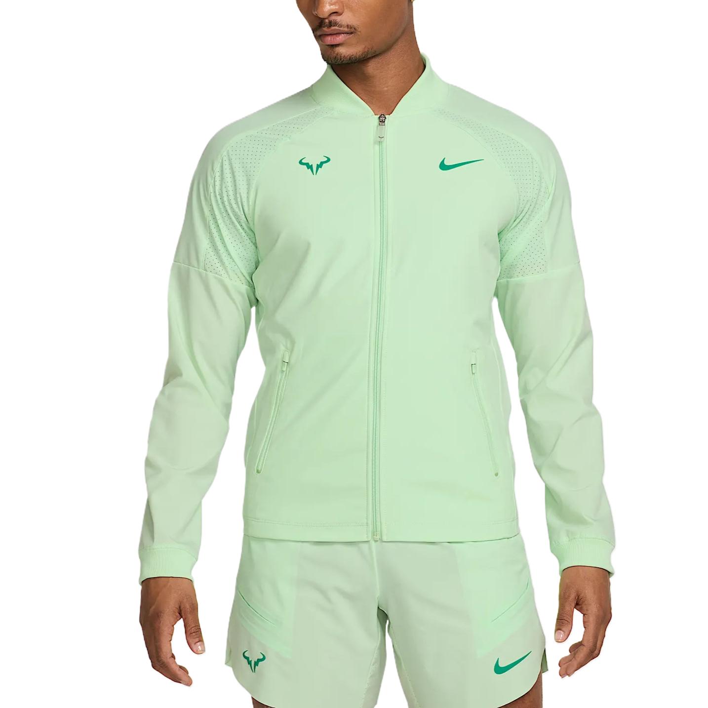

Nike Dri-FIT Rafa Breathable Lightweight Comfortable Long Sleeve Jacket Men Jacket Steam-Green DV2885-376 M