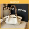 Pu Women Large Casual Handbag Magnetic Polyester Lining Everyday Travel Bags