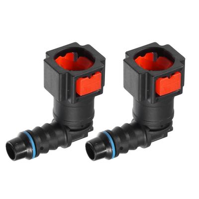 ABSOPRO Araç Yakıt Hattı Hortumu Hızlı Bağlantı Konnektörü 90 Derece 5/16" 7.89mm SAE