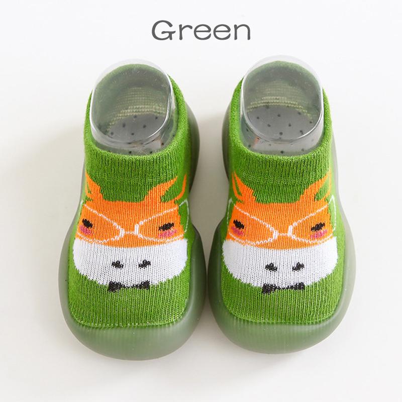 1 Pair Animal Style Anti-Slip Toddler Shoes Baby Socks Shoes Soft Rubber Shoes Boy Girl Fashion