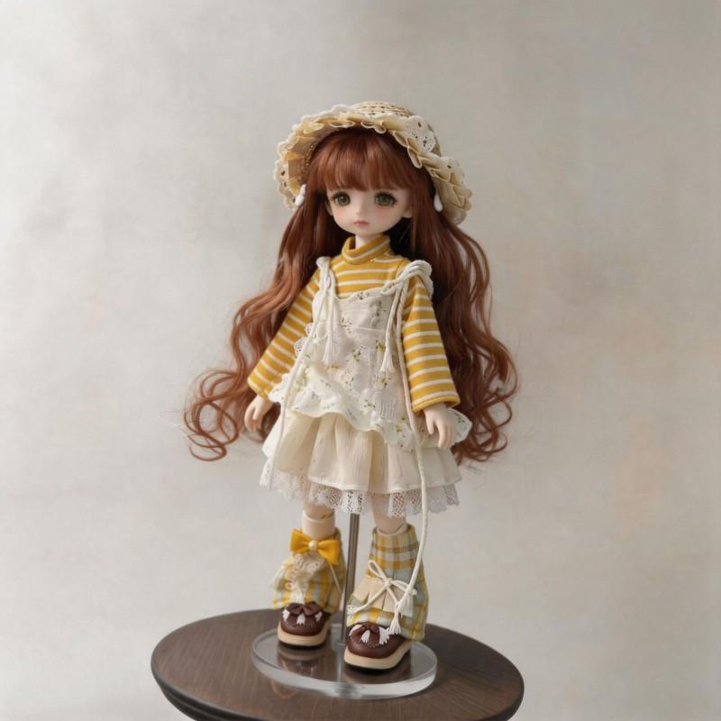 6-inch BJD Doll Outfit Set 30cm Female Dolls Clothes Only No Shoes