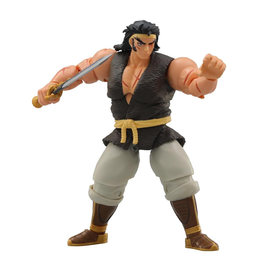 52TOYS Series x Heaven and Earth Devourer inches 10 Super movable action figure Painted PVC ABS Perfect gift for manga fans 3.75' "Zhang Fei/Yode"